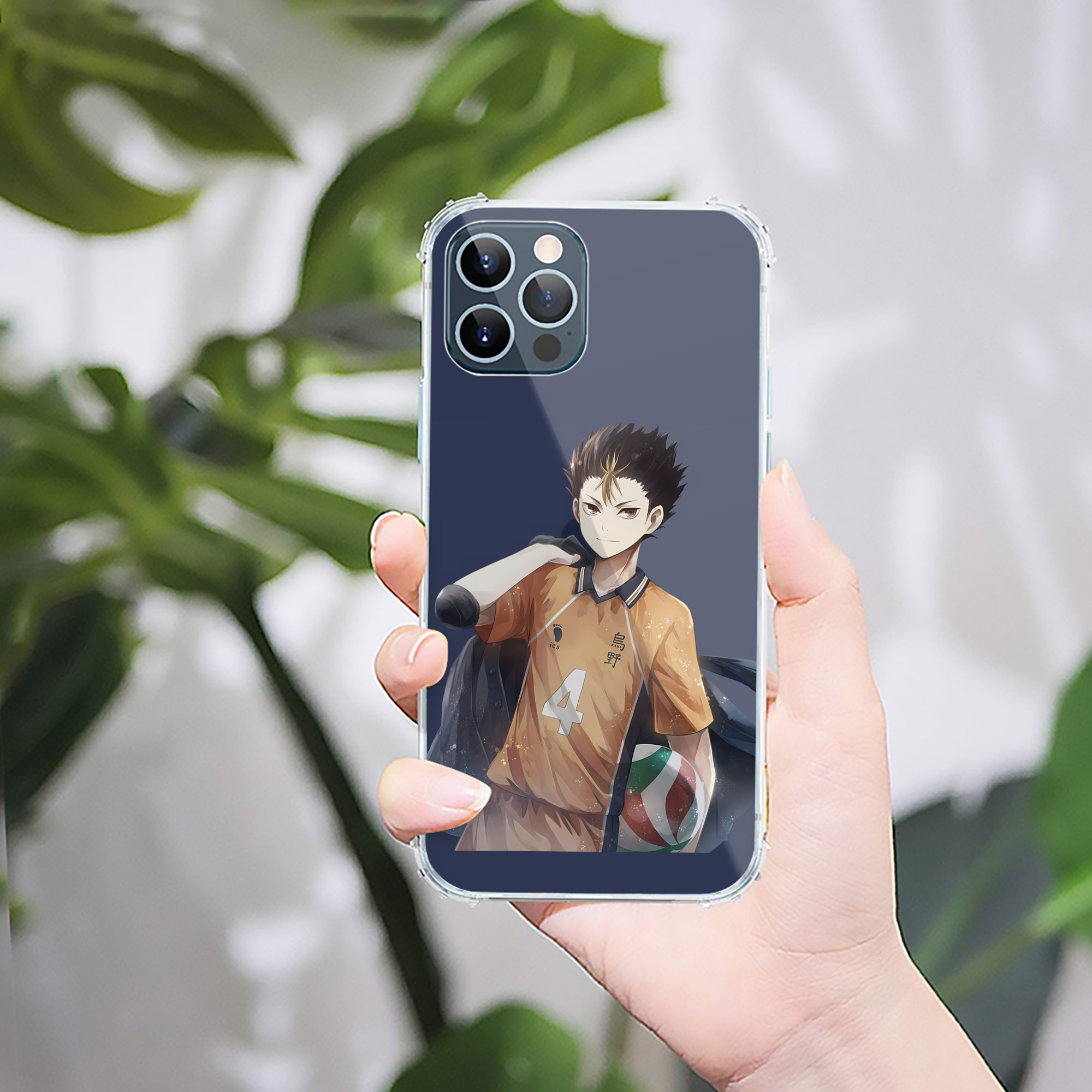 （画像用） ハイキュー!! Haikyu!! 【iPhone 12シリーズ対応】透明スマホケース（クリアソフトケース）